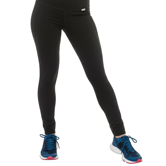 Patagonia Women's Capilene 3 Polartec Black Baselayer Leggings Size M - Picture 1 of 6